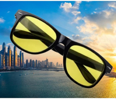 house of common Wayfarer Sunglasses(For Men & Women, Yellow)