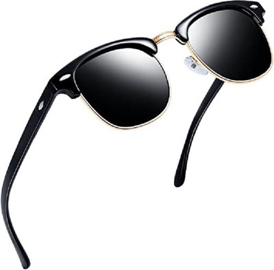 Dcmr Clubmaster, Spectacle  Sunglasses(For Boys & Girls, Black)
