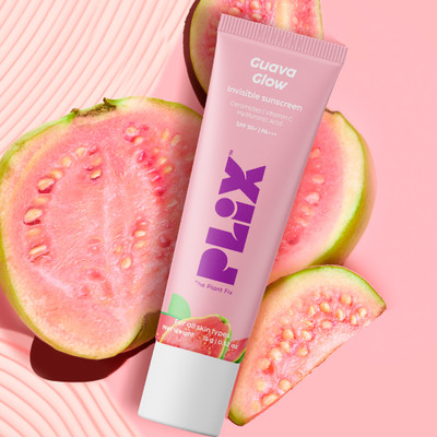 The Plant Fix Plix Guava Glow Invisible Sunscreen|No White Cast|UV Protection|Dewy Sunscreen - SPF 50 PA+++(15 g)