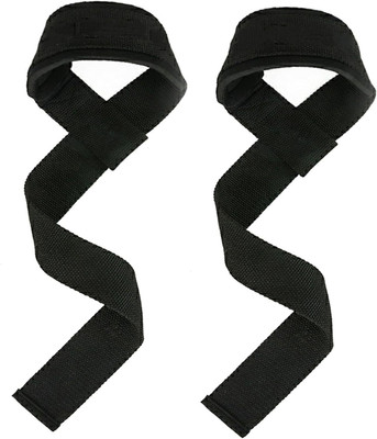 DreamPalace India Weight Lifting Strap, Wrist Supporter for Gym Wrist Support(Black)