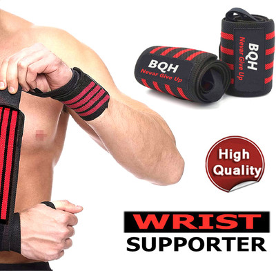BQH Weight Lifting Straps,Wrist Support for Heavy Weightlifting, Strength Training Wrist Support