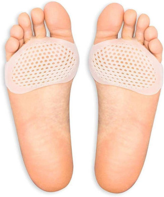 MAMADEV FASHION front Soft Silicon Gel Half Toe Sleeve Forefoot Pads For Pain Relief Foot Support Foot Support(Orange)