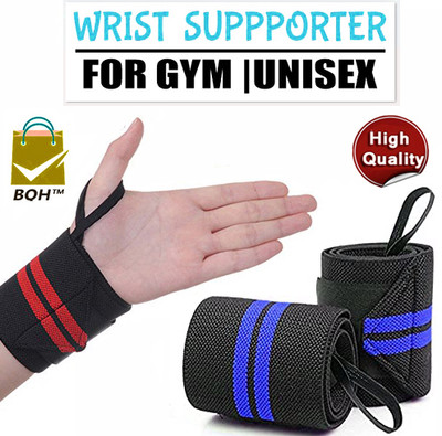 BQH Wrist Bandage Support Brace Wrap Mens Sports Wristbands Elastic Supporter