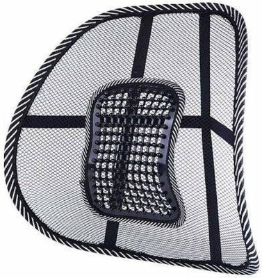 SOMUDEE Chair Back Rest Car Seat Lumber Support Lumbar Support (Black) Back Support Back / Lumbar Support(Black, Grey)