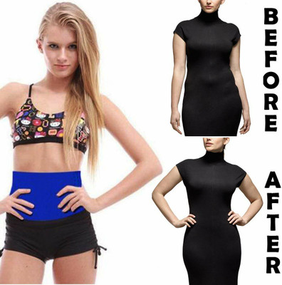 smile4u Blue Tummy Trimmer PDDZ=434 Adjustable Wrapping Belt Abdominal Belt