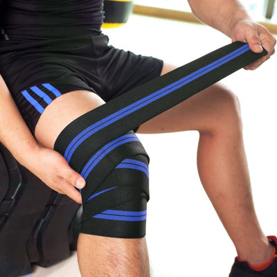 GymWar Knee Wrap / Knee Support-Length 2 Meters Knee Support