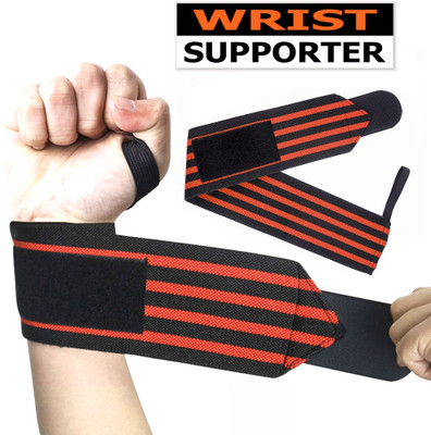 BQH Wrist Wrap/Strap Support with Thumb(Pack of One), Wrist Band with Velcro Closure Wrist Support