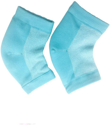 Swadec Heel Pain Relief Silicon Gel Heel Socks Pad For Plantar Arch Foot Support Heel Support(Blue)