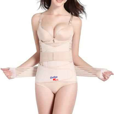 HouseOfCommon Post pregnancy belt after c section & normal delivery Large 40 - 46 inch 3 in 1 Back / Lumbar Support