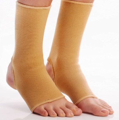 CURELIEF Ankle Support Compression Brace For Injuries & Pain Relief Ankle Support(Beige)
