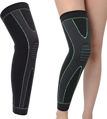 GymWar 1pc Long Full Knee Cap for Knee Pain for Women Men Gym Knee Cap for Sports Pain Knee Support