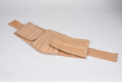 Mulkraj Ortho N-Lumbo Sacral (L.S Belt) Corset- Back Pain Belt Waist Support Lumber Suppo-58 Back / Lumbar Support(Beige)