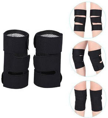 Madhuli sales Magnetic Therapy Knee Hot Belt Self Heating Kne pad Knee Support Belt Knee Support(Black)