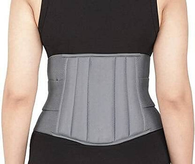 NUBICO Lumber Sacral (LS) Waist Belt For Men/Women Lower Back Pain Relief Back / Lumbar Support(Beige)