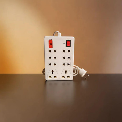 Vimla CB_15451_ One Plush Eight Extension Board 8 Socket Extension Boards 8  Socket Extension Boards(White, 2.5 m)