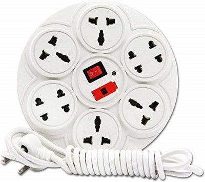 Saubhagye 8+1 Socket Extension board | 6 Amp | 2 Meters Cable | Fuse | Led Indicator 8 Socket Extension Boards(White, 3 m) Saubhagye 8+1 Socket Extension board | 6 Amp | 2 Meters Cable | Fuse | Led Indicator 8 Socket Extension Boards(White, 3 m)
