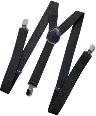 RSKAPDEWALE Y- Back Suspenders for Men(Black)