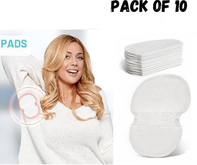 LIJIE 10 Pcs Men Women Under Arm Sweat Pads Sweat Pads