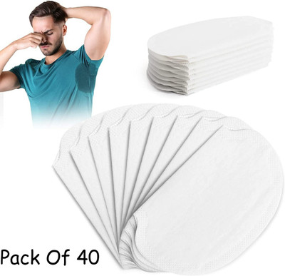 LIJIE 40 Pcs Men Women Under Arm Sweat Pads Sweat Pads