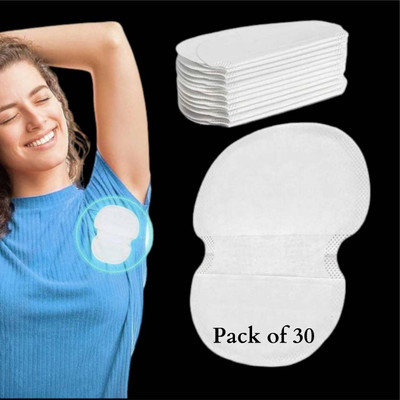 LIJIE 30 Pcs Men Women Under Arm Sweat Pads Sweat Pads