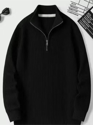 At Last Fashion Full Sleeve Solid Men Sweatshirt