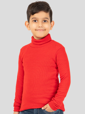YHA Solid Round Neck Casual Boys Multicolor Sweater