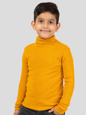 YHA Solid Round Neck Casual Boys Multicolor Sweater