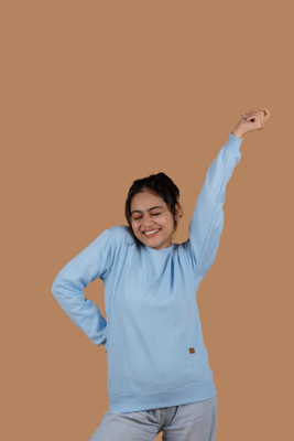 JRCY Full Sleeve Solid Women Reversible Sweatshirt
