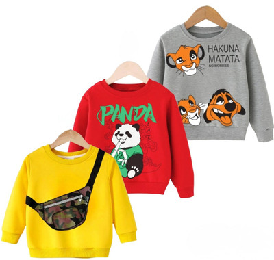 METRO STITCH Full Sleeve Printed Boys Sweatshirt