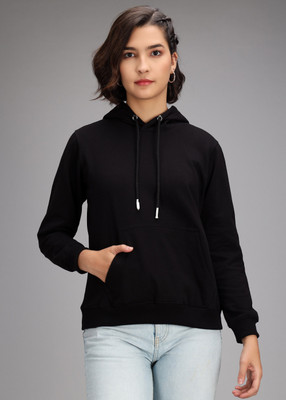 PickPok Full Sleeve Solid Women Sweatshirt