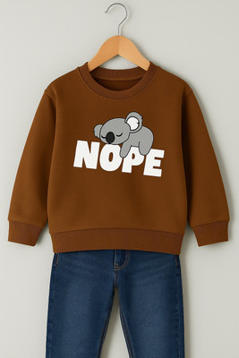FENCING Full Sleeve Graphic Print Boys Sweatshirt
