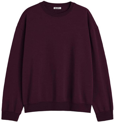 Koverify Full Sleeve Solid Men Sweatshirt