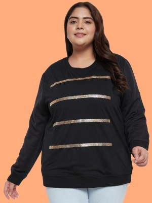 Austivo Full Sleeve Embroidered Women Sweatshirt