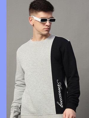 GETGOLF Full Sleeve Color Block Men Sweatshirt