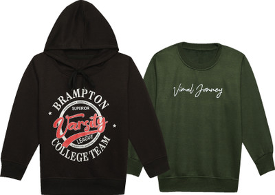 MACK JONNEY Full Sleeve Graphic Print Boys & Girls Sweatshirt