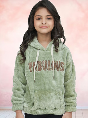 PAMPOLINA Full Sleeve Embroidered Girls Sweatshirt