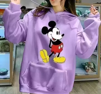 Beloch Full Sleeve Printed Women Reversible Sweatshirt
