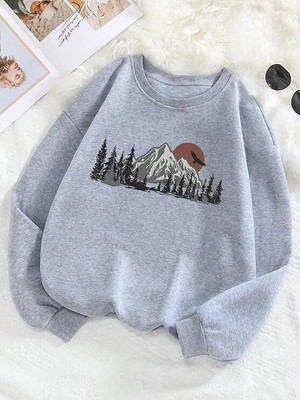 KASHIAN Full Sleeve Printed Women Sweatshirt