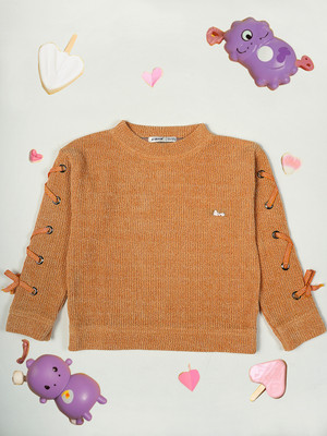 PAMPOLINA Full Sleeve Solid Girls Sweatshirt