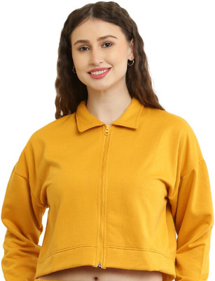 UNIVERSAL ACCESSE Full Sleeve Solid Women Sweatshirt