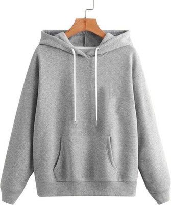 hunterstar Full Sleeve Solid Women Sweatshirt