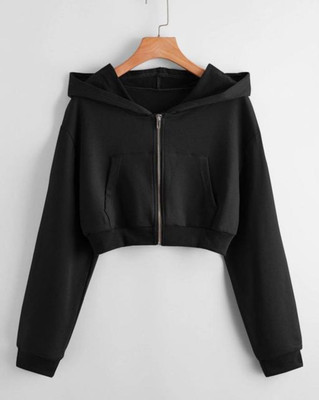 SHAHVEER CREATION Full Sleeve Solid Women Sweatshirt