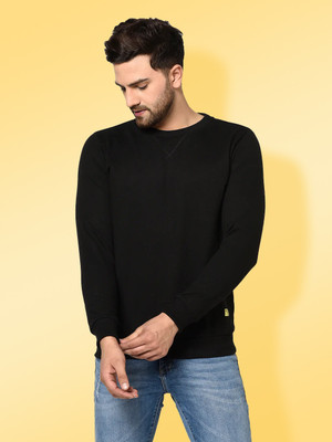 RIGO Full Sleeve Solid Men Sweatshirt