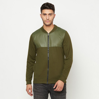 GLITO Full Sleeve Solid Men Sweatshirt