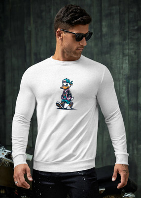 Trend Twist Full Sleeve Graphic Print Men Sweatshirt