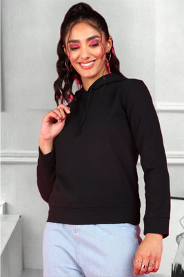 METRONAUT Women Winter Wear Sweatshirt Full Sleeve Solid Women Sweatshirt