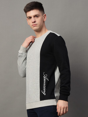 GETGOLF Full Sleeve Color Block Men Sweatshirt