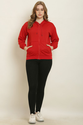 The Unicharm Full Sleeve Solid Women Sweatshirt