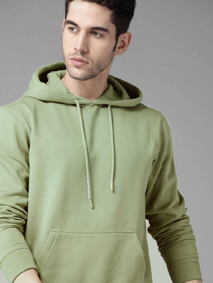 KASPY Full Sleeve Solid Men Sweatshirt