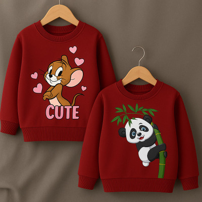 Purelegacy Full Sleeve Printed Boys & Girls Sweatshirt